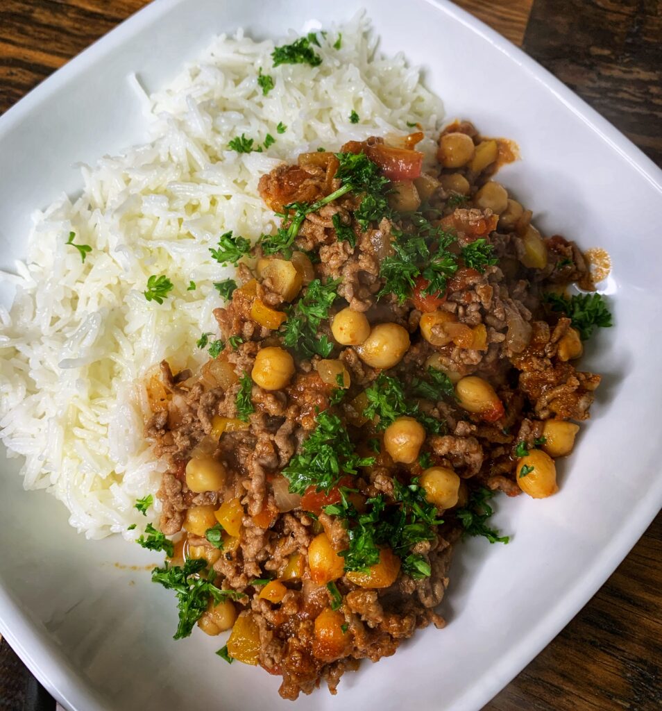 Quick Beef and Chickpea Stew