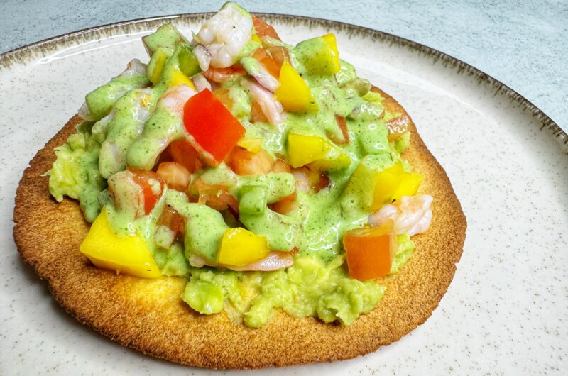 Healthy Prawn and Mango Tostadas