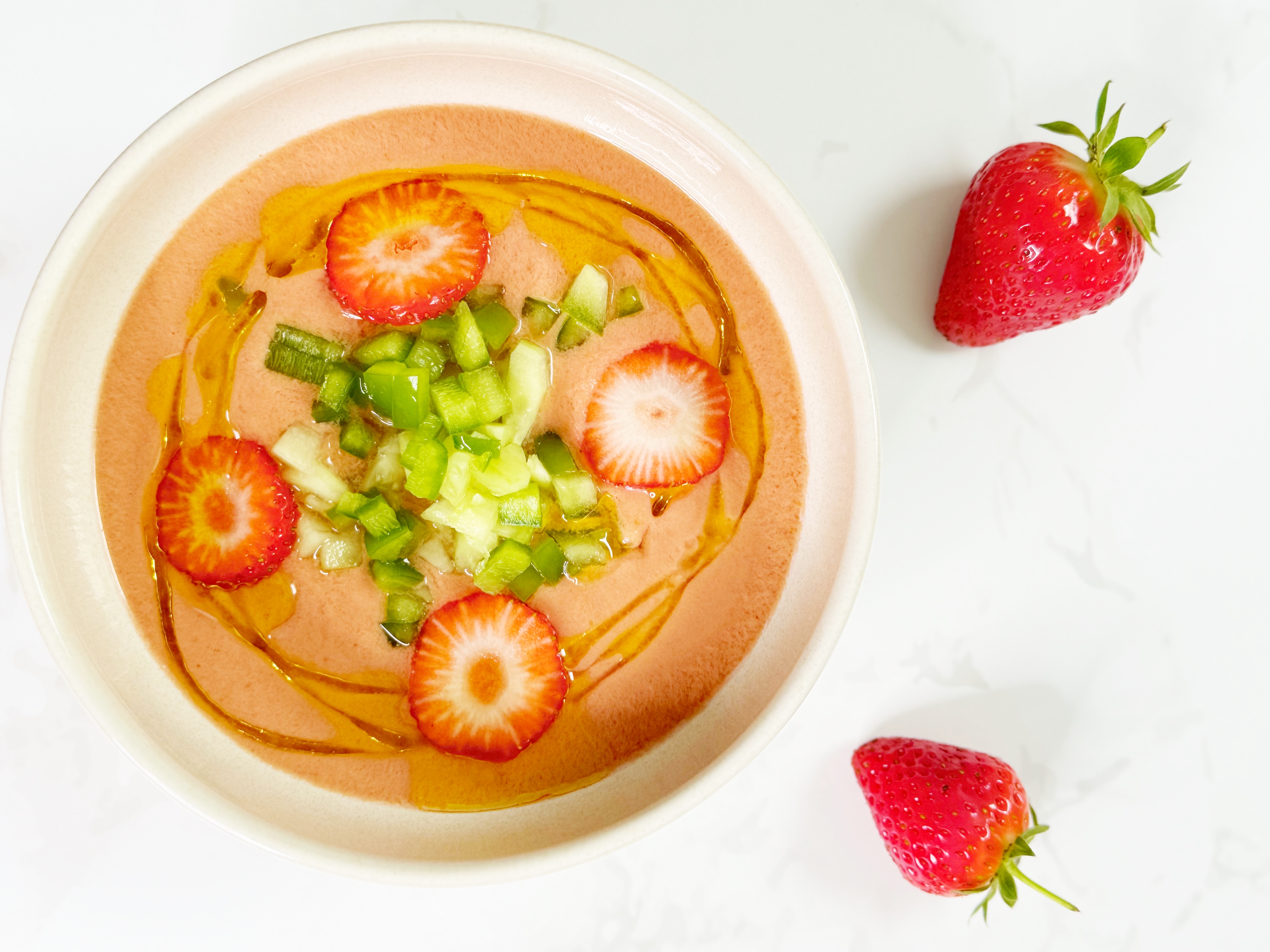 Strawberry Gazpacho Soup