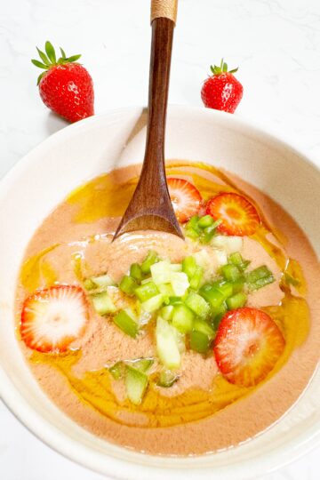 Strawberry Gazpacho Soup