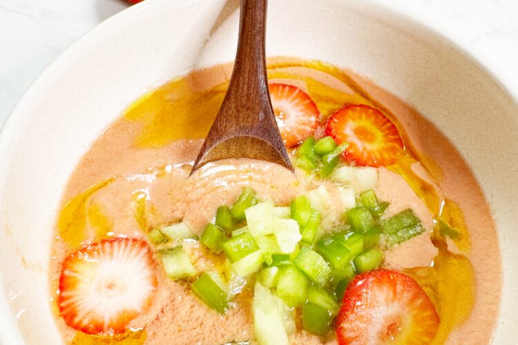 Strawberry Gazpacho Soup