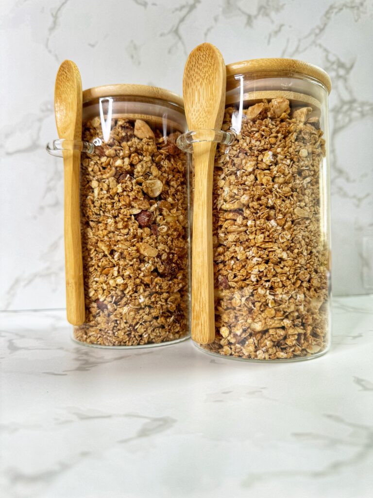 healthy Tahini Maple Granola