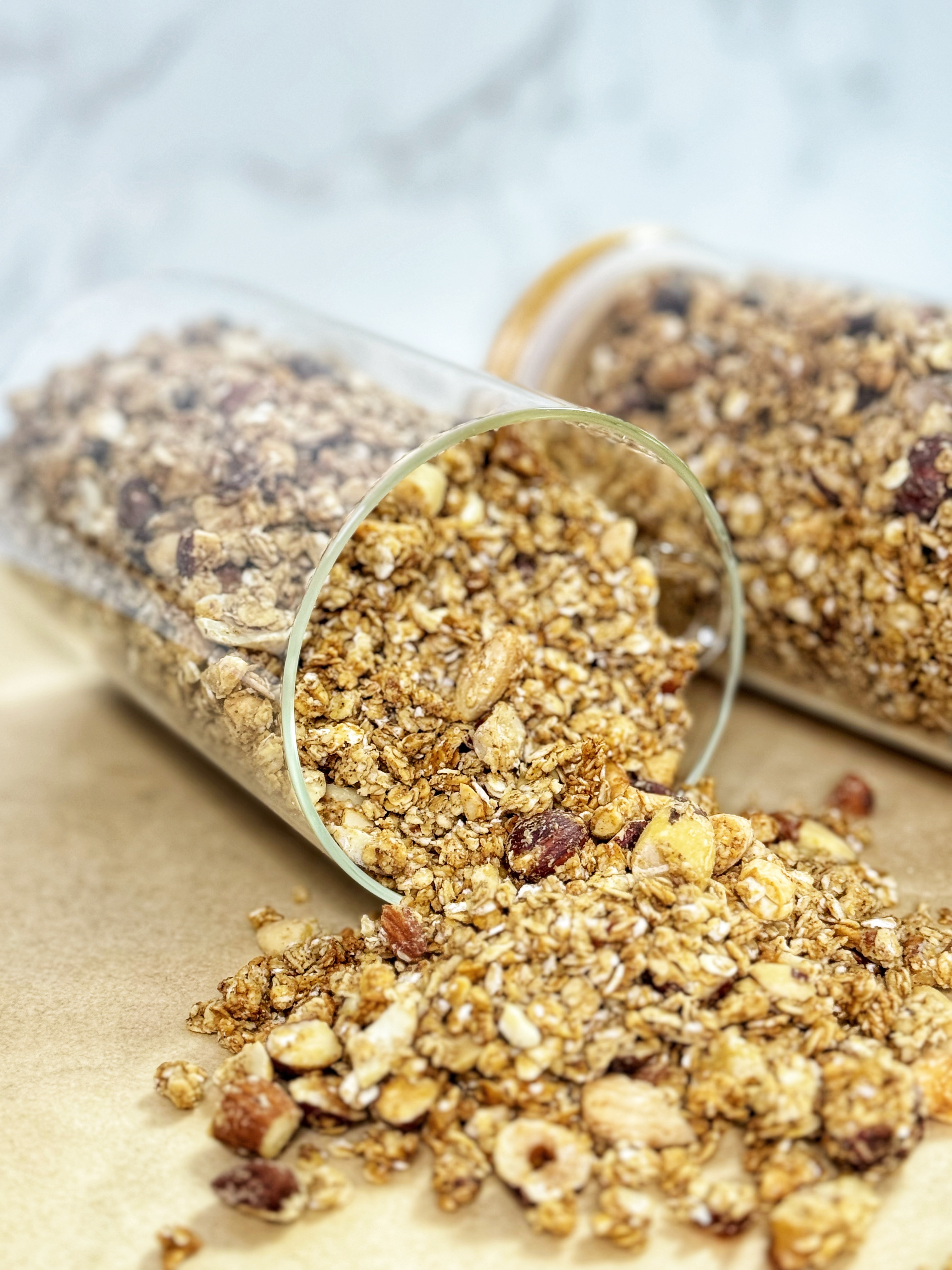 healthy Tahini Maple Granola