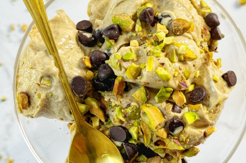 Healthy and Easy Pistachio Icecream