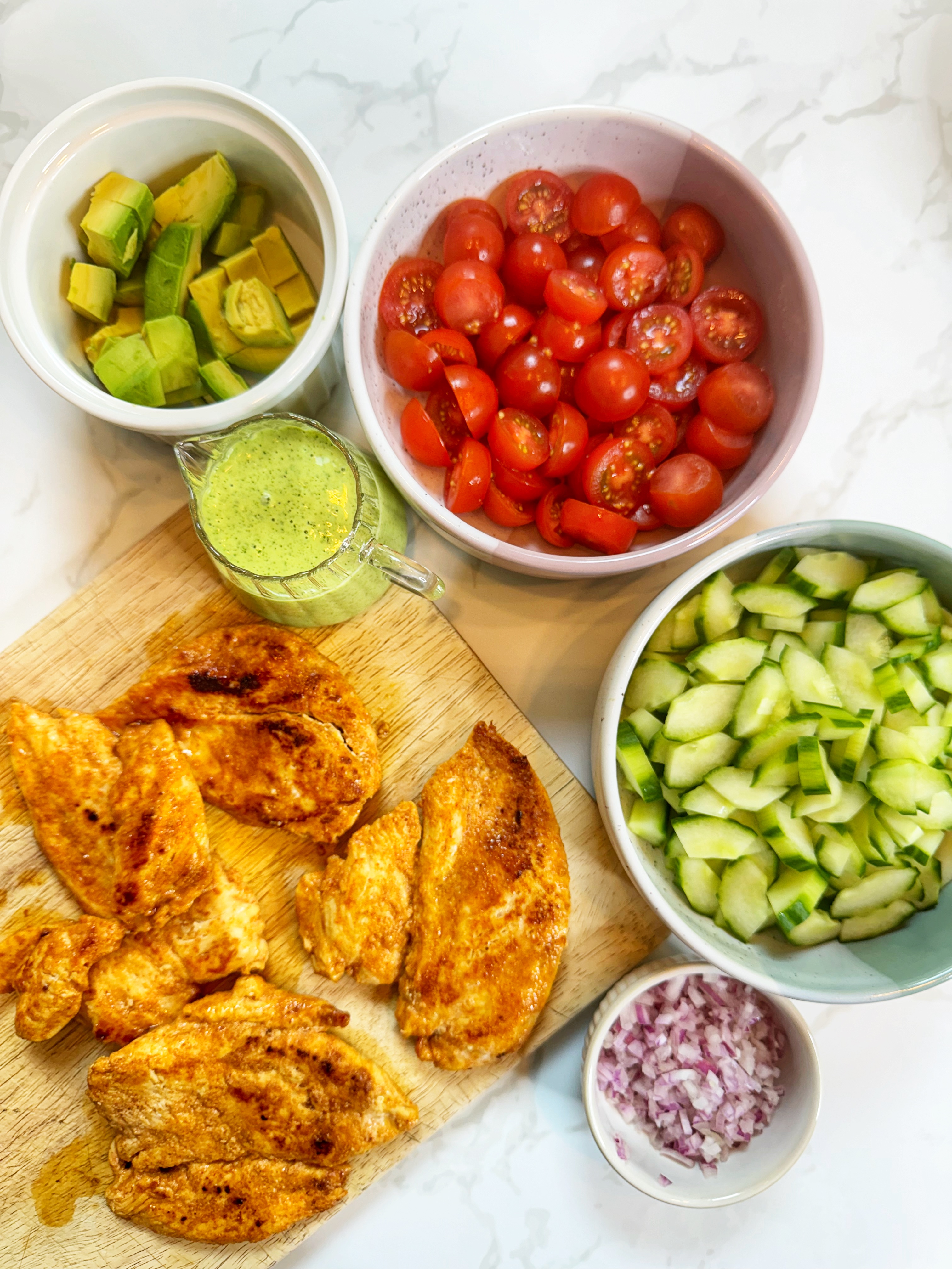 Yoghurt Marinated Chicken Bowl