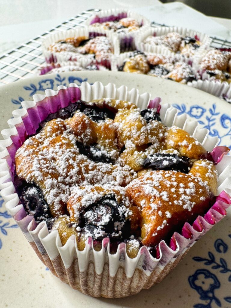 Easy Blueberry Banana Oatmeal Muffins