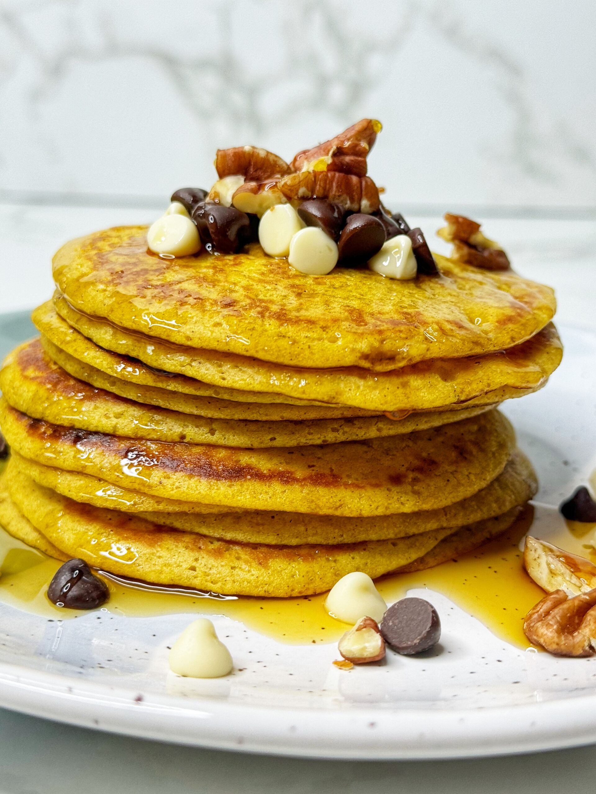 Pumpkin spiced Oat Pancakes