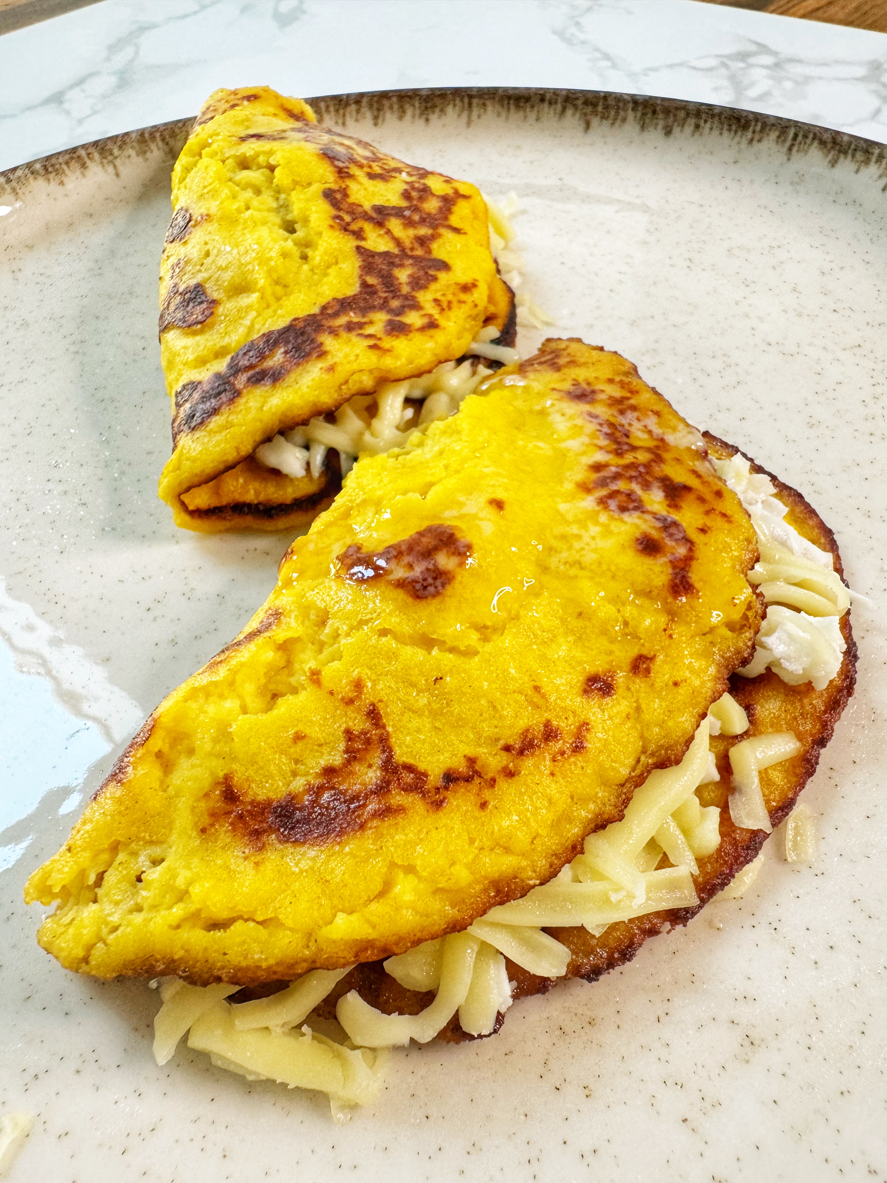 Venezuelan Cachapas, Corn Pancakes