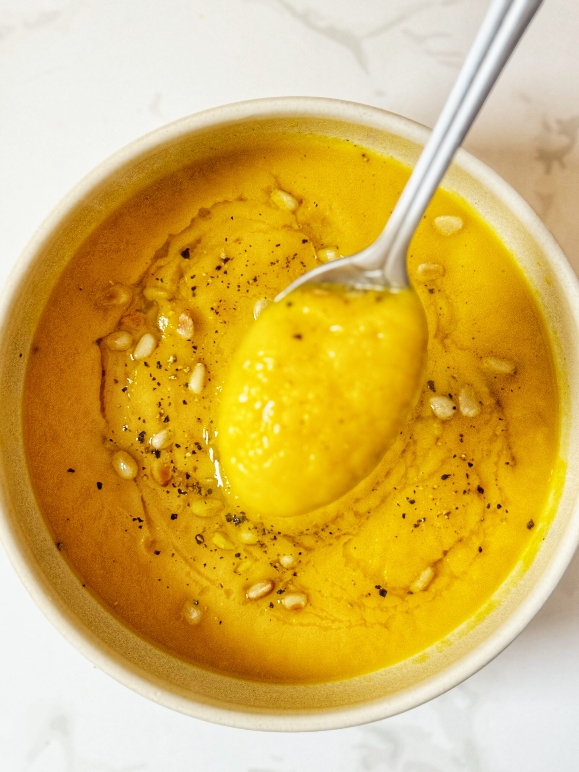 butternut squash and carrot soup